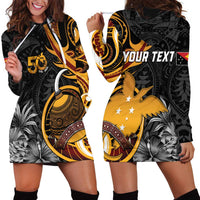 Personalised Papua New Guinea Hoodie Dress Happy 50th Independence Anniversary - Polynesian Pride