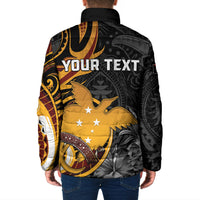 Personalised Papua New Guinea Padded Jacket Happy Independence Day LT05 - Polynesian Pride