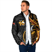 Personalised Papua New Guinea Padded Jacket Happy Independence Day LT05 - Polynesian Pride