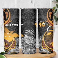 Personalised Papua New Guinea Skinny Tumbler Happy Independence Day LT05 - Polynesian Pride