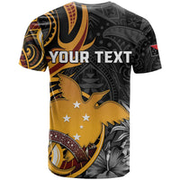 Personalised Papua New Guinea T Shirt Happy 50th Independence Anniversary - Polynesian Pride