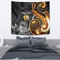 Personalised Papua New Guinea Tapestry Happy Independence Day LT05 - Polynesian Pride