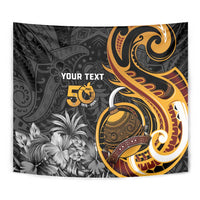 Personalised Papua New Guinea Tapestry Happy Independence Day LT05 - Polynesian Pride