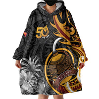 Personalised Papua New Guinea Wearable Blanket Hoodie Happy Independence Day LT05 - Polynesian Pride
