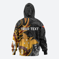 Personalised Papua New Guinea Zip Hoodie Happy Independence Day LT05 - Polynesian Pride