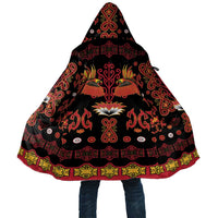 Papua Batik Motif Cloak Papua Spirit Black Version - Polynesian Pride