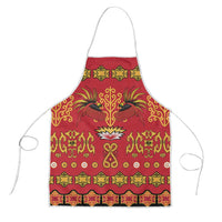 Papua Batik Motif Apron Papua Spirit Red Version - Polynesian Pride