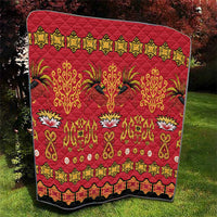 Papua Batik Motif Quilt Papua Spirit Red Version - Polynesian Pride