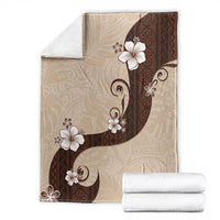 Polynesia Hibiscus Blanket Cameo Curve Motif - Polynesian Pride