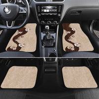 Polynesia Hibiscus Car Mats Cameo Curve Motif - Polynesian Pride