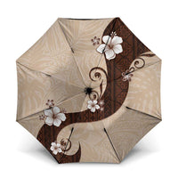 Polynesia Hibiscus Umbrella Cameo Curve Motif - Polynesian Pride