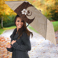 Polynesia Hibiscus Umbrella Cameo Curve Motif - Polynesian Pride