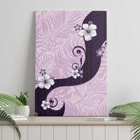 Polynesia Hibiscus Canvas Wall Art Thistle Curve Motif - Polynesian Pride