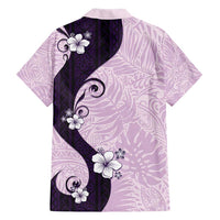 Polynesia Hibiscus Family Matching Tank Maxi Dress and Hawaiian Shirt Thistle Curve Motif - Polynesian Pride
