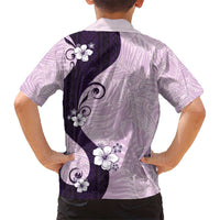 Polynesia Hibiscus Hawaiian Shirt Thistle Curve Motif - Polynesian Pride