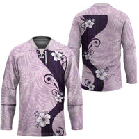 Polynesia Hibiscus Hockey Jersey Thistle Curve Motif LT05 - Polynesian Pride