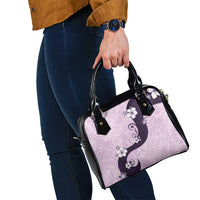 Polynesia Hibiscus Shoulder Handbag Thistle Curve Motif - Polynesian Pride