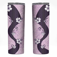 Polynesia Hibiscus Skinny Tumbler Thistle Curve Motif - Polynesian Pride