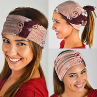 Polynesia Hibiscus Neck Gaiter Rose Bud Curve Motif - Polynesian Pride