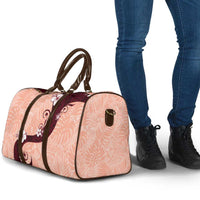 Polynesia Hibiscus Travel Bag Rose Bud Curve Motif - Polynesian Pride