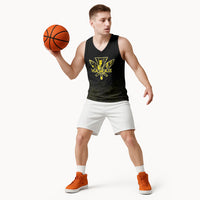 Personalised Aloha Hawaii Kahili Basketball Jersey Kanaka Maoli With Kakau Pattern