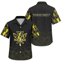 Personalised Aloha Hawaii Kahili Family Matching Summer Maxi Dress and Hawaiian Shirt Kanaka Maoli With Kakau Pattern