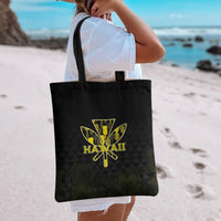 Aloha Hawaii Kahili Tote Bag Kanaka Maoli With Kakau Pattern