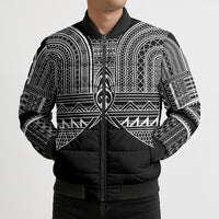 Philippines Igorot Tribal Inspired Bomber Puffer Jacket Black Version