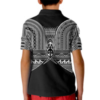 Philippines Igorot Tribal Inspired Kid Polo Shirt Black Version