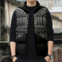 Philippines Igorot Tribal Inspired Sleeveless Puffer Jacket Black Version