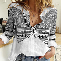 Philippines Igorot Tribal Inspired Women Casual Shirt White Version