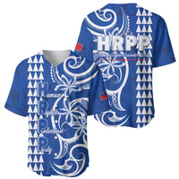 Samoa HRPP Party Baseball Jersey Polynesian Pattern - Polynesian Pride