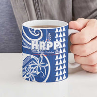 Samoa HRPP Party Ceramic Mug Polynesian Pattern - Polynesian Pride