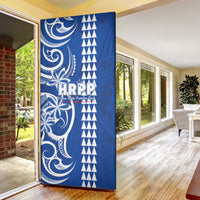 Samoa HRPP Party Door Cover Polynesian Pattern - Polynesian Pride