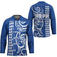 Samoa HRPP Party Hockey Jersey Polynesian Pattern - Polynesian Pride