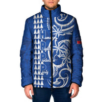 Samoa HRPP Party Padded Jacket Polynesian Pattern - Polynesian Pride