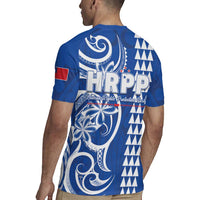 Samoa HRPP Party Rugby Jersey Polynesian Pattern - Polynesian Pride