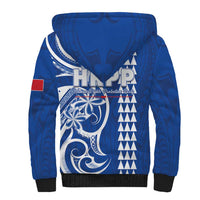 Samoa HRPP Party Sherpa Hoodie Polynesian Pattern - Polynesian Pride