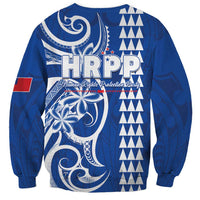 Samoa HRPP Party Sweatshirt Polynesian Pattern - Polynesian Pride