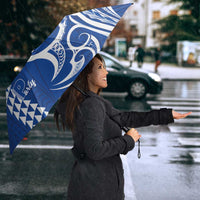Samoa HRPP Party Umbrella Polynesian Pattern - Polynesian Pride