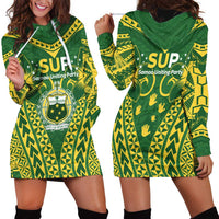 Samoa SUP Hoodie Dress Samoan Coat Of Arms - Polynesian Pride