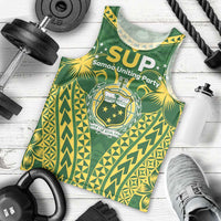 Samoa SUP Men Tank Top Samoan Coat Of Arms - Polynesian Pride