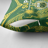 Samoa SUP Pillow Cover Samoan Coat Of Arms - Polynesian Pride