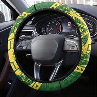 Samoa SUP Steering Wheel Cover Samoan Coat Of Arms - Polynesian Pride