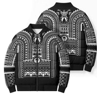 Philippines Igorot Tribal Art Tattoo Black Bomber Puffer Jacket - Polynesian Pride