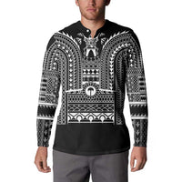 Philippines Igorot Tribal Art Tattoo Black Button Sweatshirt - Polynesian Pride