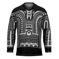 Philippines Igorot Tribal Art Tattoo Black Hockey Jersey - Polynesian Pride