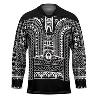 Philippines Igorot Tribal Art Tattoo Black Hockey Jersey LT05 Unisex Black - Polynesian Pride