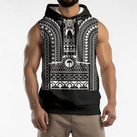 Philippines Igorot Tribal Art Tattoo Black Sleeveless Hoodie - Polynesian Pride