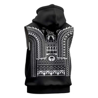 Philippines Igorot Tribal Art Tattoo Black Sleeveless Zip Hoodie LT05 - Polynesian Pride